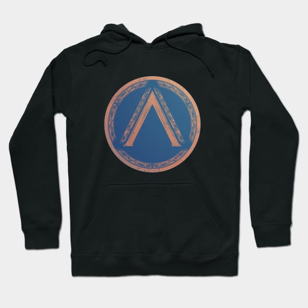 Sparta Lambda Symbol Hoodie by NicGrayTees